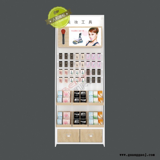 化妆品货柜美妆工具展柜小挂件柜饰品展架唇膏货架牙刷牙膏展架图3