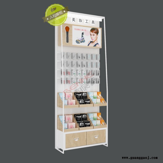 化妆品货柜美妆工具展柜小挂件柜饰品展架唇膏货架牙刷牙膏展架图2