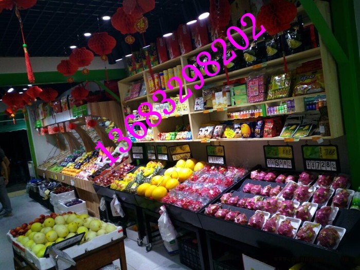 果多美水果展架,定做水果展架,大型专店水果货架,果蔬架图6