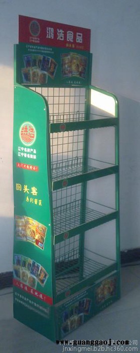 直销小食品展架，啤酒展架，饮料展示架，挂网展示架图4