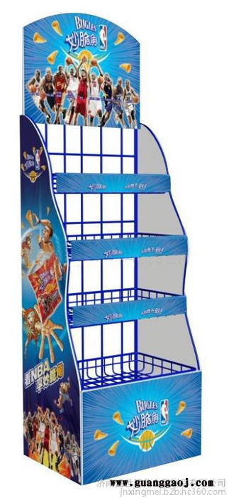 直销小食品展架，啤酒展架，饮料展示架，挂网展示架图3
