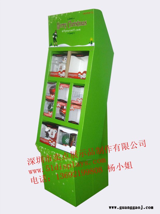 供应卖点落地厂商供应礼品 电源配件纸展架图2