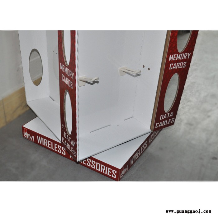 ZHJ010 洗发水纸展架 饮料纸货架 纸巾堆头 卖场柜台个图3