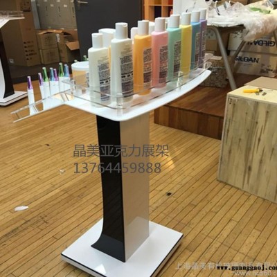 有机玻璃化妆品展示架 亚克力产品推车展架 长年订做厂价