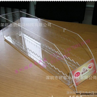 高透明梯形亚克力展架 精致亚克力陈列架 有机玻璃展示架