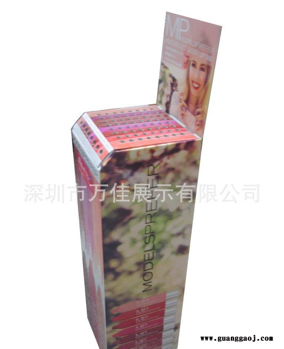 口红纸展示架/落地式展示架 【彩妆促销展架】图2