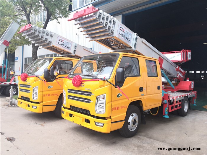 衢州市程力厂家云梯车按揭10万提车_32米高空上料车图8