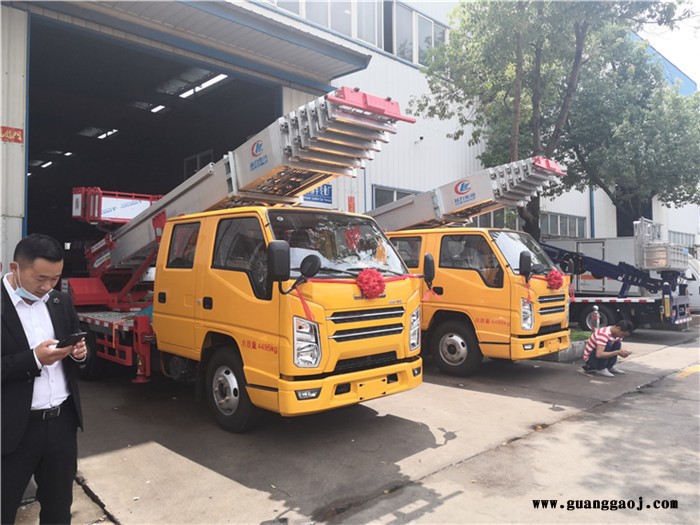 珠海市湖北程力28米云梯车出厂价格_28米高层搬运云梯车图4