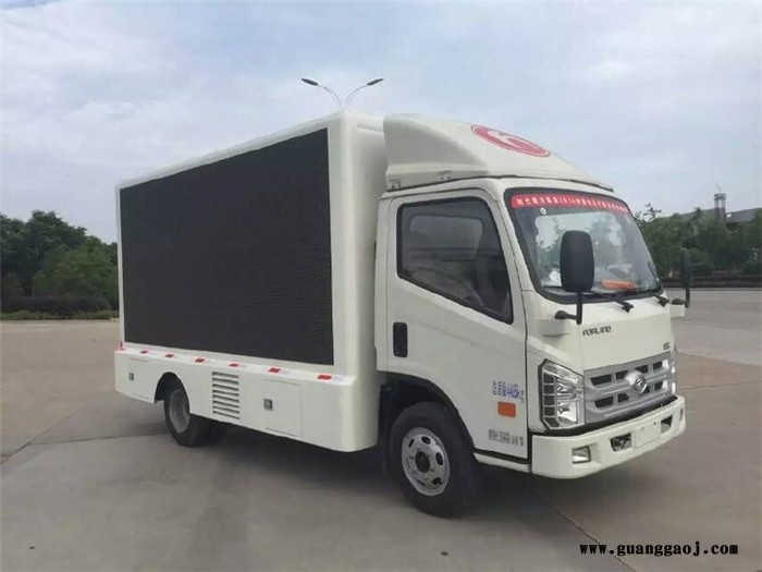 厢式广告宣传车价格 跃进户外宣传车 led视频宣传车图6