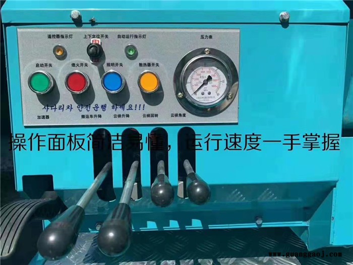 阜阳市湖北程力集团云梯车接活操作视频_28米广告安装云梯车图2