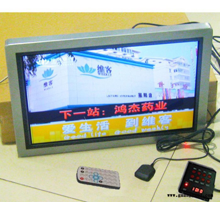 广告机**19寸车载视频GPS报站广告一体机 公交车电视报站广告功能车载广告机图7
