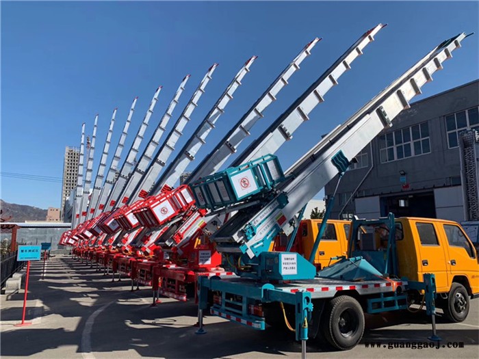 清远市湖北程力28米云梯车2019全新上市_30米高空楼层云梯车图4