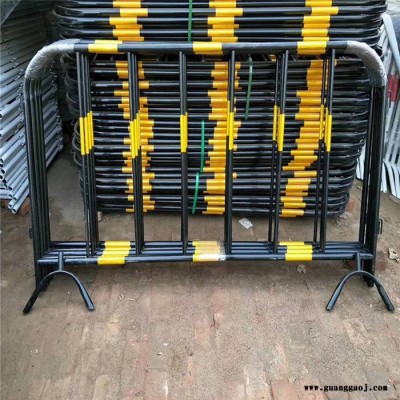 铁马护栏 道路施工隔离栏可移动式防护栏 地铁临时安全警示隔离栏