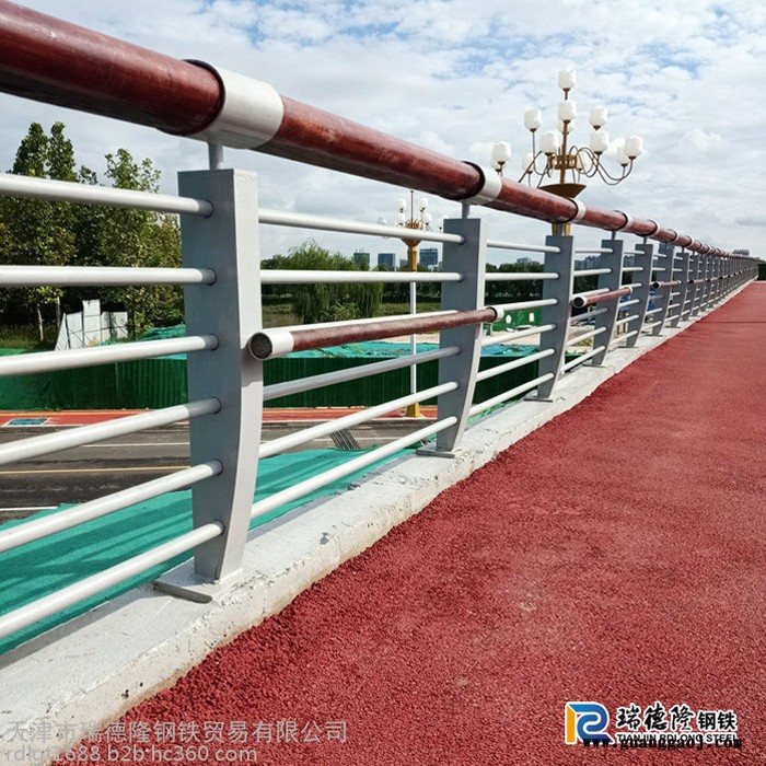 公园景观护栏 隔离栏杆 湖边景观立柱 防腐镀锌 天津瑞德隆图5