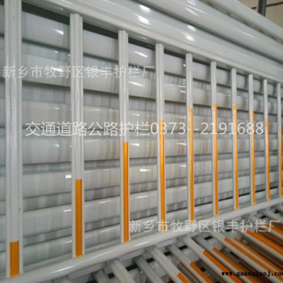 河南郑州公路隔离护栏 城市公路隔离栏 双向道路广告隔离栏1