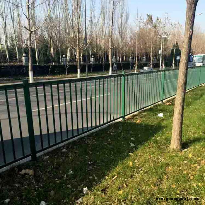 冀林 反光条道路护栏  河北公路隔离栏 镀锌喷塑临时隔离栏 量大从优图3