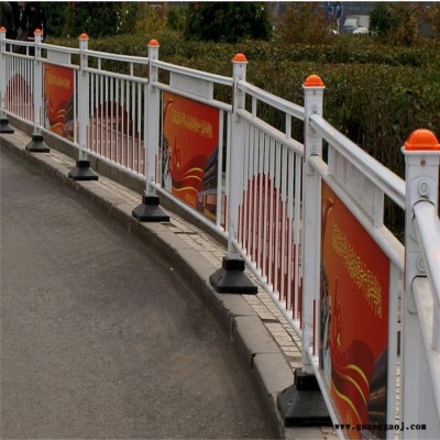 厂家直供 市政护栏 锌钢 马路隔离栏 防撞 喷塑 型号齐全 定制