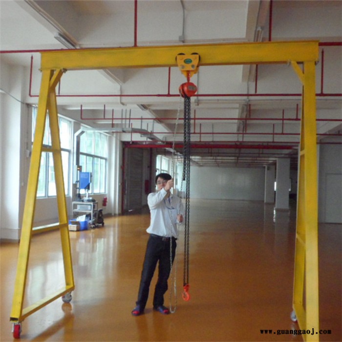 简易起重龙门架 3吨起重龙门架 电动龙门架 小型起重龙门架 电动葫芦龙门架图6