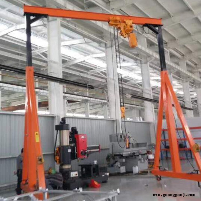 可移小型龙门架 加工定制车间搬运汽修工厂矿山用龙门架图6