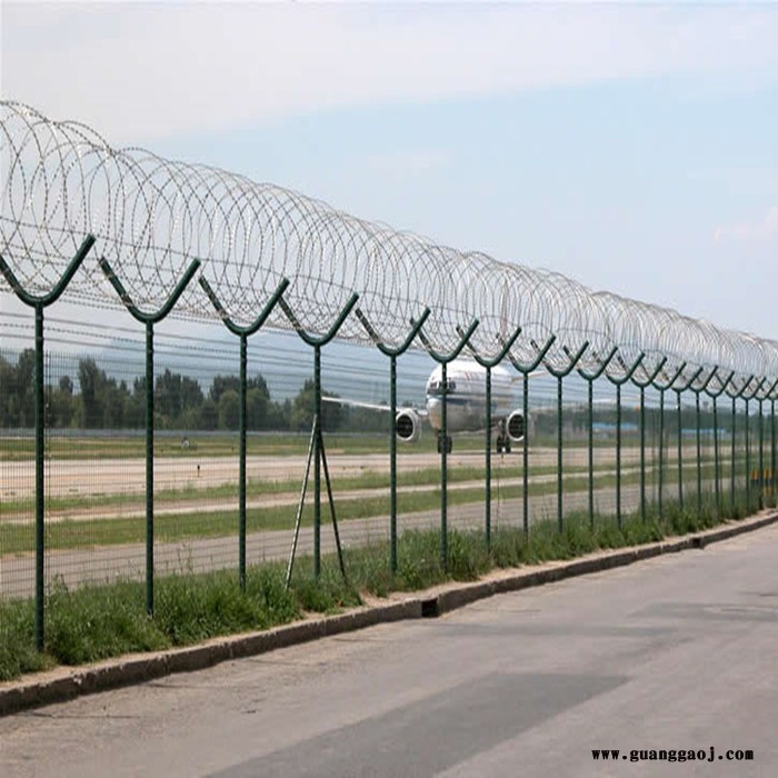 朋英 供应直销 机场护栏网 机场Y型刺铁丝防护网 机场带刺隔离栏图5