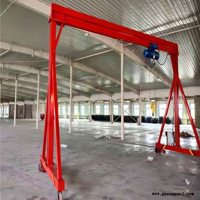生产出售龙门架 移动式龙门架 轻型手推门式起重机 可定制龙门架图3