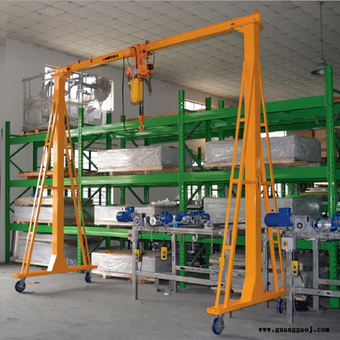 湖北加工定制手推式 龙门架 简易龙门架 电动龙门架  型号齐全 小型龙门架图6
