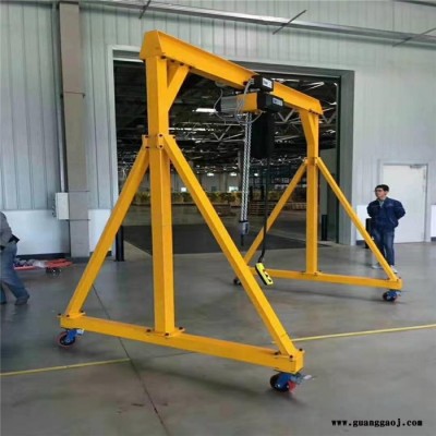 电动升降式重型龙门架 5吨电动小型龙门架