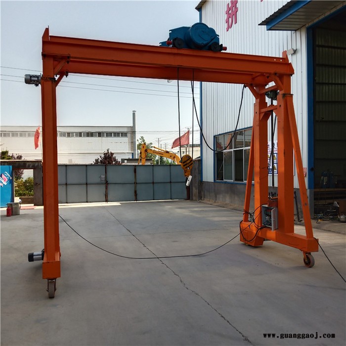 厂家加工小型移动龙门架 移动方便小型龙门吊厂家批发图1