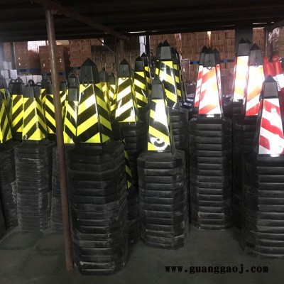 橡胶路锥反光锥 雪糕桶禁止停车路障柱 交通设施安全警示锥形方锥