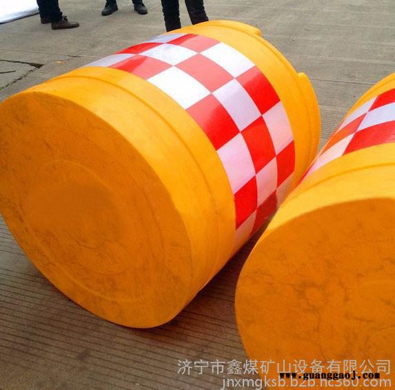 安全防撞设施塑料防撞桶 隔离墩 塑料水马 小号防撞桶图4