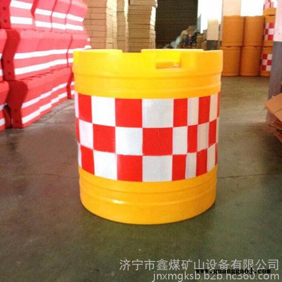 安全防撞设施塑料防撞桶 隔离墩 塑料水马 小号防撞桶图3