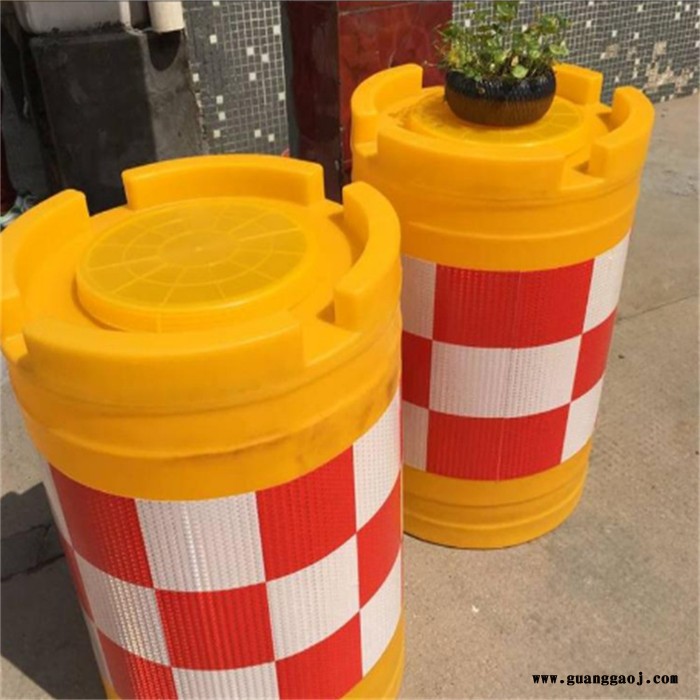 天恒博达 铁路防撞墩 水马防撞桶隔离墩 电杆防撞桶图2