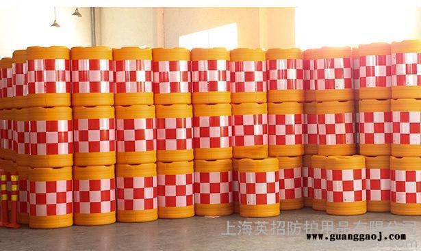 上海防撞桶租赁 防撞桶 60*90cm防撞隔离墩 道路隔离 安全防护筒图3