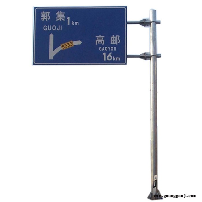 销售标志杆 标志牌杆 单悬臂交通标志杆 F型L型立柱道路指路指示牌杆 道路标志杆 厂家直供图2