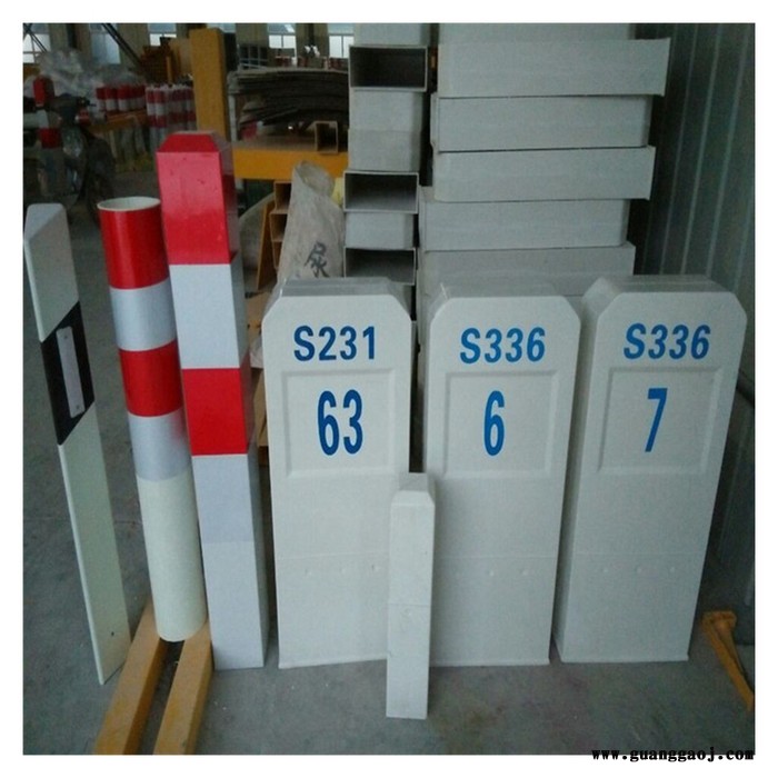 玻璃钢管线标志桩道路交通标志牌​​图5