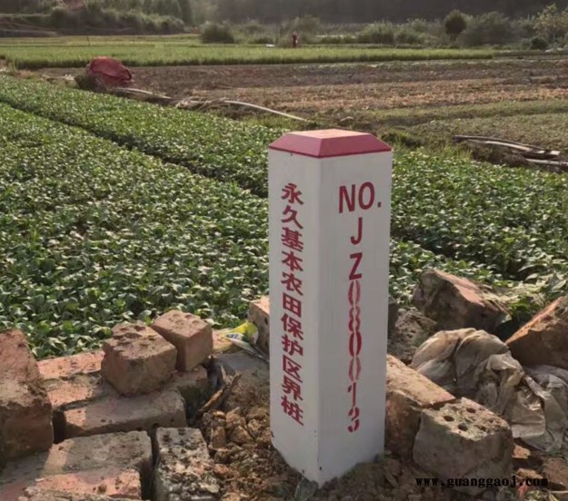 湖南地区基本农田界桩现货供应勇往直前 基本农田保护标志牌图5