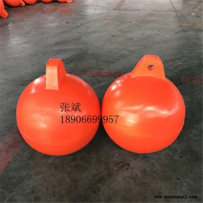 水上警示穿孔浮球  反光警示浮子直径400mm 厂家定制 塑料浮球