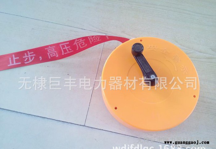 直销盒装警示带 工程安全隔离带 盘式反光警戒带警示带伸缩图2
