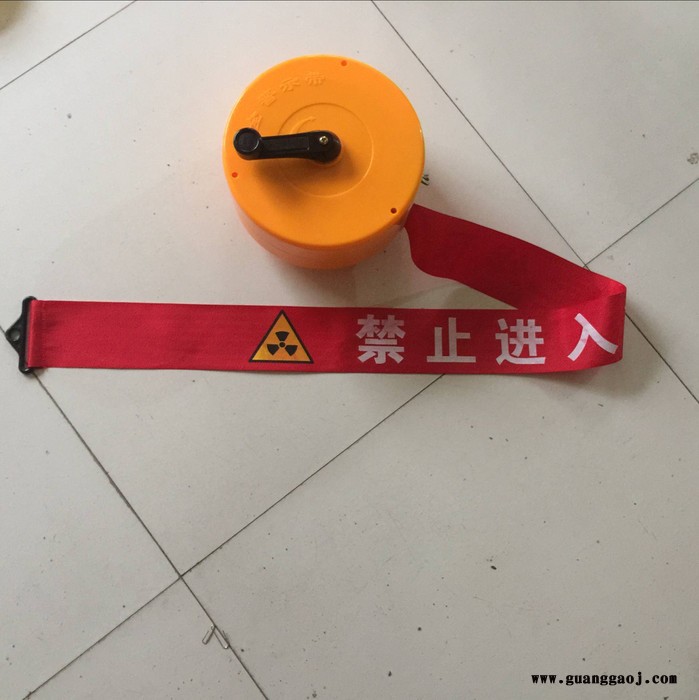 厂家生产100米警示带 反光隔离线 带盒子抽拉带-石家庄益光电力设备有限公司图3