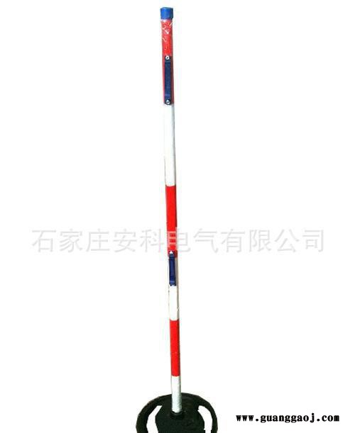 安全网支架 安全警示带支架带墩 不锈钢墩式支架 玻璃钢墩式支图2