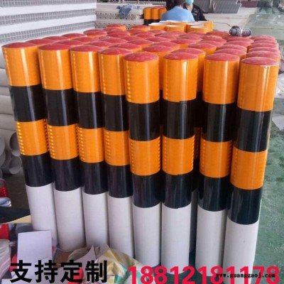 【玻璃钢道口标柱@婺源交通设施反光道口标柱@冀安德玻璃钢道口标柱厂家. 玻璃钢道口标注