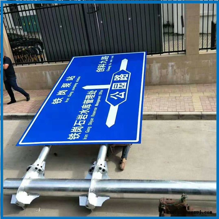 【沧州】昊诚道路交通标志杆厂家 公路交通标志杆厂家  质量好图6