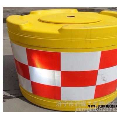安全防撞设施塑料防撞桶 隔离墩 塑料水马 小号防撞桶