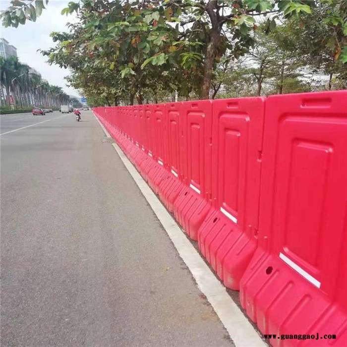 瑞轩RXFZT-800  建筑围挡 三孔水马围挡 注水增重工地围挡 厂家批发图2
