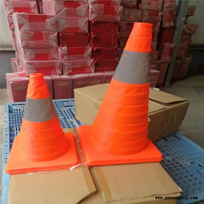 天恒博达 便携式伸缩路锥交通设施反光路锥 含灯锥路障锥图5