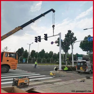 单悬臂标志杆交通 道路交通标志单悬臂 单悬臂交通标志杆