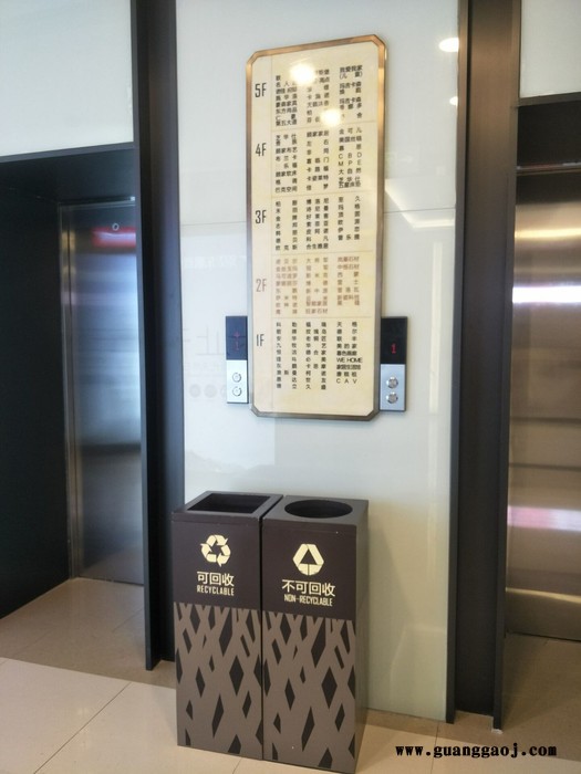 定制商场医院 吊牌灯箱 地下车库 停车场发光灯箱 指示牌图2