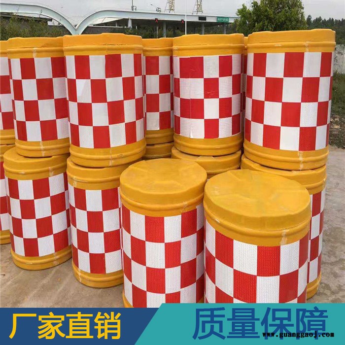 600*800红白吹塑防撞桶 反光警示安全隔离墩 交通设施可移动护栏图3