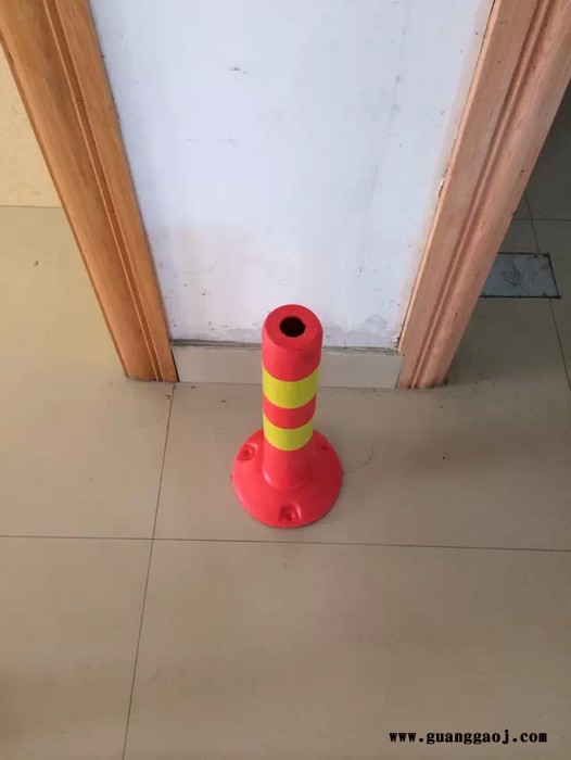 MNSD 45cm EVA警示柱 泡沫型立柱 弹性立柱 道路交通警示柱 分道柱 反光防撞柱 交通设施道口标 道路标柱图2