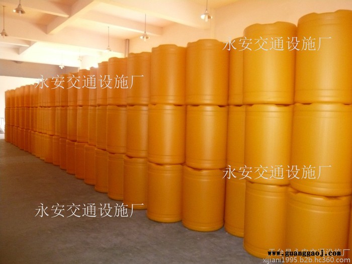 YONGAN/永安交通YA-AB80 塑料防撞桶注沙注水隔离墩反光吹塑桶图2